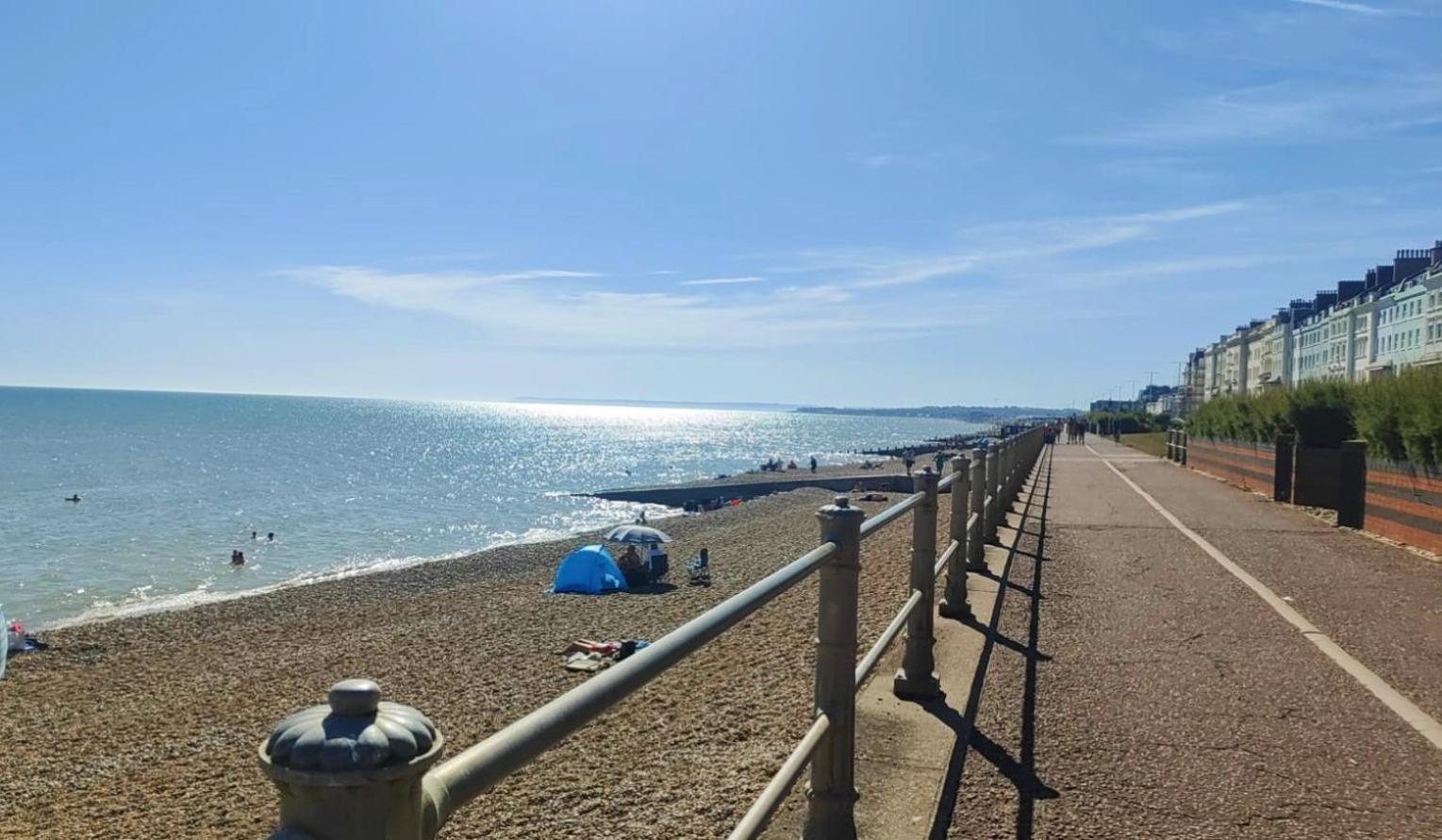 شقة Stunning Seafront Flat,St Leonards المظهر الخارجي الصورة